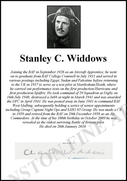 Clipped Signature - Stanley Widdows