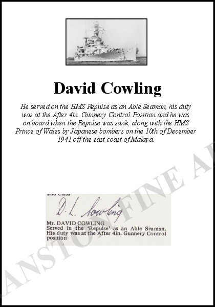 Clipped Signature - David Cowling