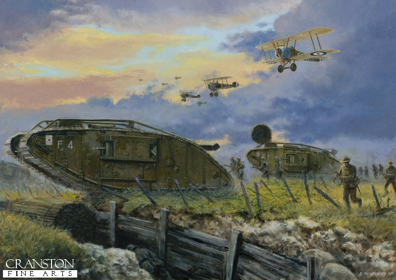 Battle of Cambrai, France, 20th November 1917 by David Pentland. (PC)