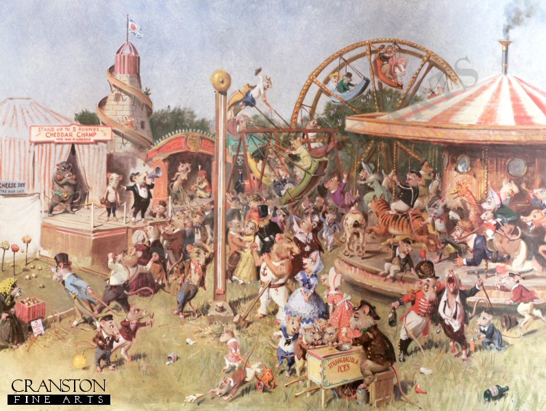 The Cheese Fair by Terence Cuneo.