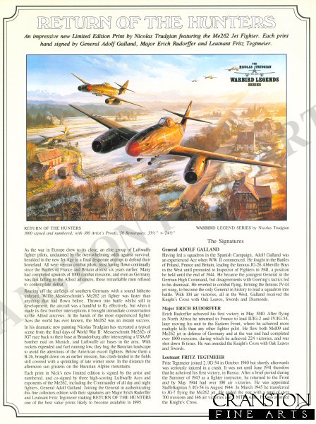 Return of the Hunters by Nicolas Trudgian. (FLY)