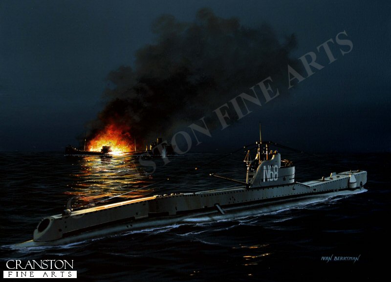 Tribute to the Crew of HMS Truant by Ivan Berryman. (PC)