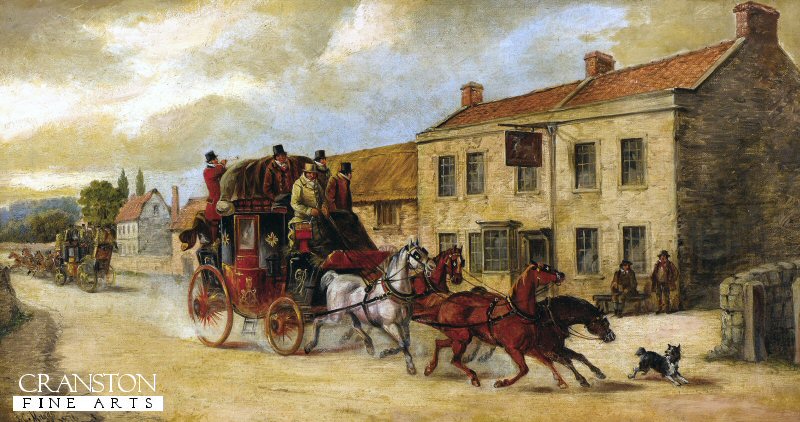 A Stagecoach by John Charles Maggs