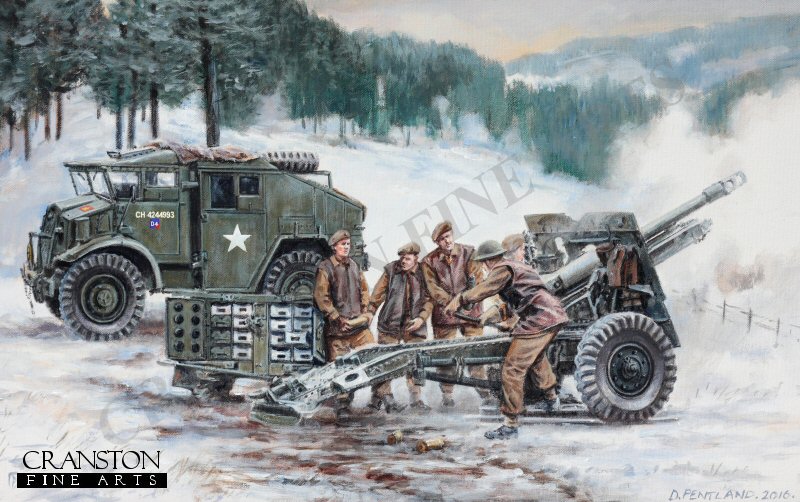 Turning the Tide, Meuse River, Ardennes, Belgium January 1945 by David Pentland. 