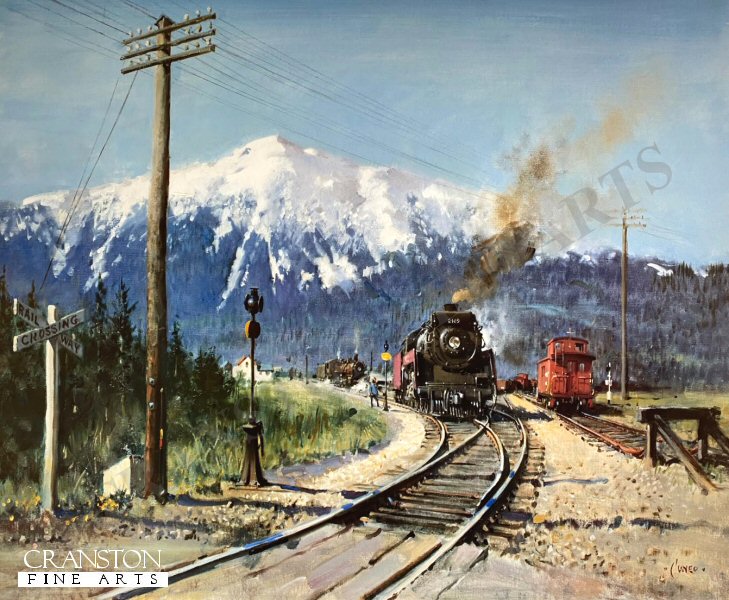 Steam in the Rockies by Terence Cuneo