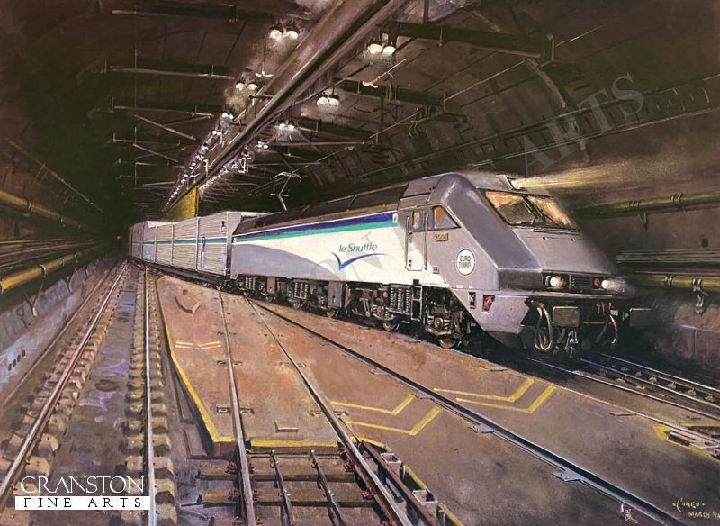 Le Shuttle by Terence Cuneo