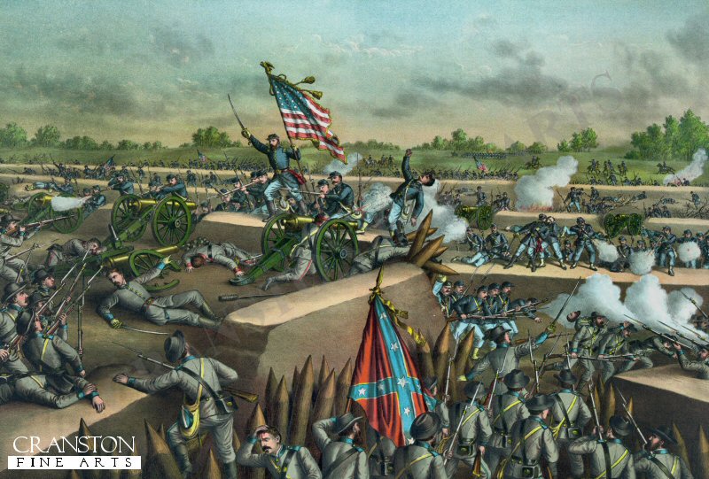 The Fall of Petersburg - April 2nd 1865 by Louis Kurz
