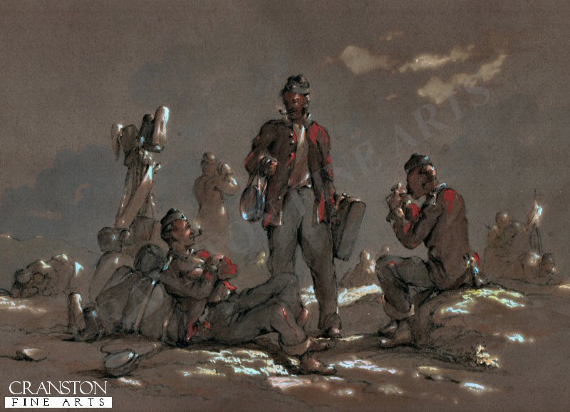 Halt of the Fusiliers by Major T S Seccombe. (PC)