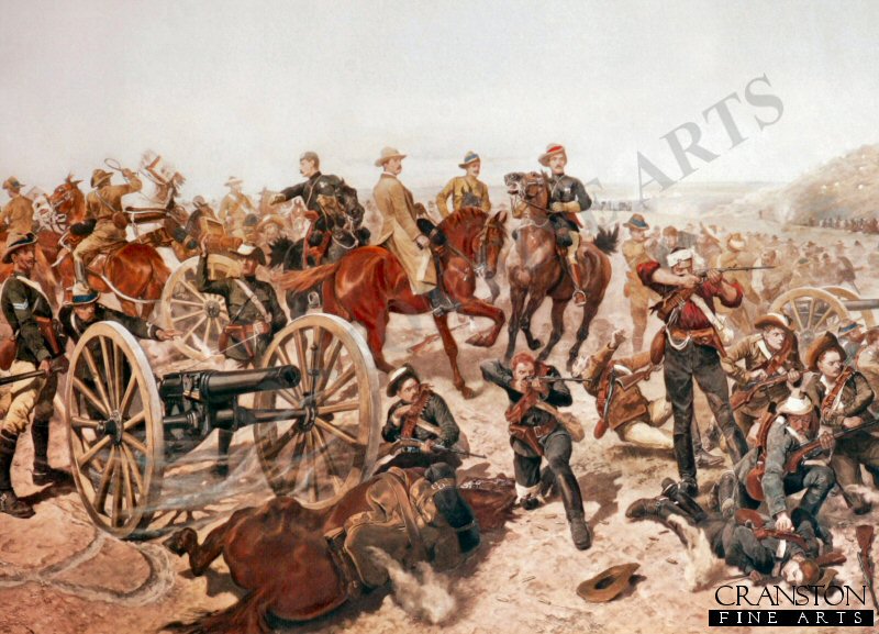 Jameson's Last Stand, Battle of Doornkop 2nd January 1896 by Richard Caton Woodville. (PC)