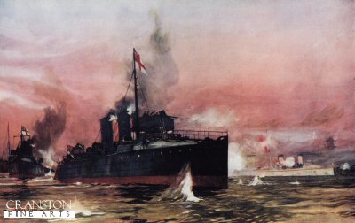 The Fame in the Attack on Taku by Charles Dixon.