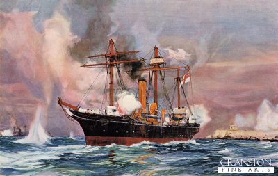 Well Done Condor. The Bombardment of Alexandria, 1882 by Charles Dixon.