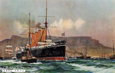 The Good Hope in Table Bay by Charles Dixon.