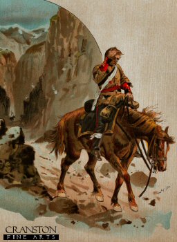 The Sole Survivor of the Cabul Garrison, 1842 by Harry Payne. (PC)