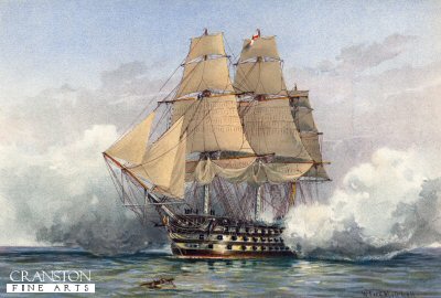 The Victory - Launched 1765 by William Frederick Mitchell