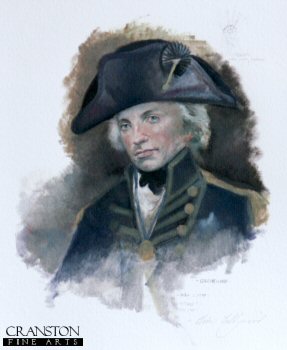 CCP0029. Nelson, 1799 in Full dress by Chris Collingwood. <b><p> Signed limited edition of 75 prints. <p> Paper size 12 inches x 9 inches (31cm x 23cm) CCP0029. Nelson, 1799 in Full dress by Chris Collingwood. <b><p> Signed limited edition of 75 prints. <p> Paper size 12 inches x 9 inches (31cm x 23cm)