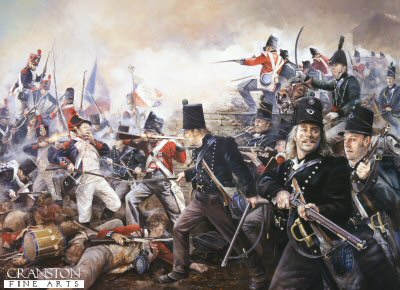 The Defence of La Haye-Sainte, 18th June 1815 by Chris Collingwood. (PC)