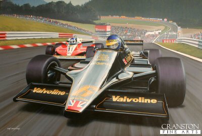 Ronnie Peterson - The Final Victory by Ivan Berryman.