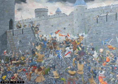 The Siege of Harfleur, 1415 by Brian Palmer. (PC)