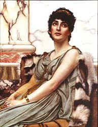 Classical Beauty, c.1889 by John William Godward. (GS)