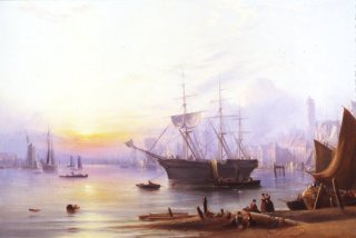 The Harbour at North Shields by Joseph Crawhall (GL)