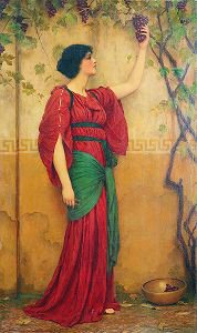Autumn, 1900 by John William Godward. (GS)