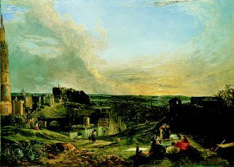 The Royal Mile Edinburgh by David Octavius Hill. (GL)