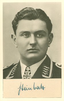 Leopold Steinbatz - Original Signed Hoffmann Card.
