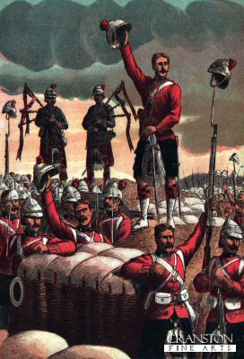 Highlanders in Possession of Egyptian Redoubt by Richard Simkin