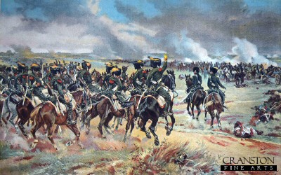 The 20th Chasseurs at Wagram by Henri Dupray.