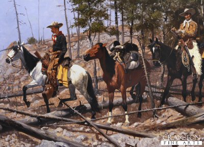 Prospecting for Cattle Range by Frederic Remington (PC)