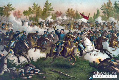 The Battle of Cedar Creek - October 19th 1864 by Louis Kurz