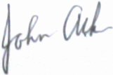The signature of John Aitken