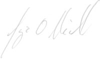 The signature of Jonjo ONeill