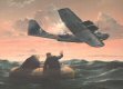  The Consolidated Model 28 PBY Catalina was so successful in its definitive form that it went on to become the most extensively built flying boat of all time. Here, a 210 Squadron Catalina Mk IVA from RAF Sullom Voe, Shetland, has located two weary downed aircrew, drained but grateful after a long night in the North Atlantic swell. 