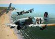  Wing Commander J R Baldwin is depicted flying Typhoon MN934 whilst commanding 146 Wing, 84 Group operating from Needs Oar Point in 1944, en route to a bombing raid on 20th June with other Typhoons of 257 Sqn in which both ends of a railway tunnel full of German supplies were successfully sealed. 