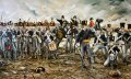  With pressure mounting on the French right flank, Napoleon, in a final desperate attempt to shatter the Allied line to his front, set in motion the famed Imperial Guard. wellington, aware of the danger, ordered General Baron de Chasse to launch his 3rd Division of Dutch/Belgian infantry into the advancing Grenadiers. After a desperate firefight the Netherlands Division sent the Frenchmen reeling back down the slope and succeeded in holding their part of the line. 