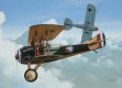  The outstanding qualities of the Spad S.VII were exploited to the full by Lieutenant Paul Baer, who was to become the first ace of the United States Air Service whilst serving with the 103rd Pursuit Squadron. This former Lafayette Flying Corps volunteer is also recorded as the highest-scoring Spad pilot in the USAS, claiming 9 confirmed victories before being shot down on 22nd May 1918 and being taken prisoner. His aircraft is shown here in combat with Albatross scouts of Jasta 18. 
