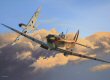  A pair of Spitfire Mk 1s of 92 Sqn, based at Pembrey, practising dogfight tactics in a rare moment of relative peace in August 1940.  Nearest aircraft, N3249, (QJ-P) is that of Sgt Ralph <i>Titch</i> Havercroft who was to score 3 confirmed victories, 2 unconfirmed, one shared and three probables during his combat career. 