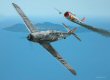  Having converted to the Messerschmitt Bf.109G with 150° Gruppo in 1943, Ugo Drago opted to ally himself with the Repubblica Sociale Italiana when the armistice was announced, taking command of 1a Squadriglia which also re-equipped with the Bf.109G.  Drago scored eleven personal victories in the following nine months from June 1944, many of them flying 'Black 7', as depicted here, claiming a P.47 off the coast of Pantelleria. 