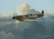  Spitfire P9433 DW-E of  No.610 flown by P/O Pegge, in which he shot down two Bf.109Es on 12th August 1940. 
