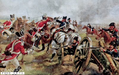 The 1st Kings Dragoon Guards at Cateau, 25th April 1794 by Harry Payne.