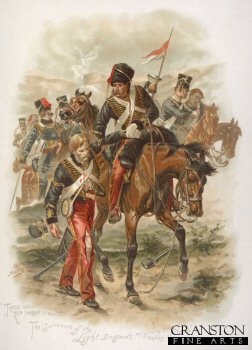 Those Who had Fought so Well.  The Survivors of the Light Brigade Returning from the Valley of Death  by Harry Payne. (PC)