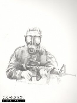 VAR632.  S.A.S. Urban Counter-Terrorism by Chris Collingwood. <b><p>Signed limited edition of 1000 prints.<p>Paper size 9 inches x 13 inches (23cm x 33cm)